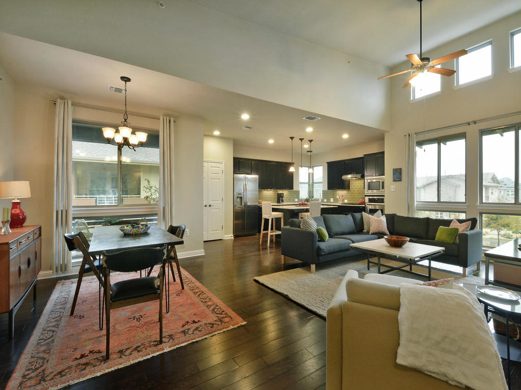 Modern Condo In Mueller Austin Mueller Silent Market Austin Homes